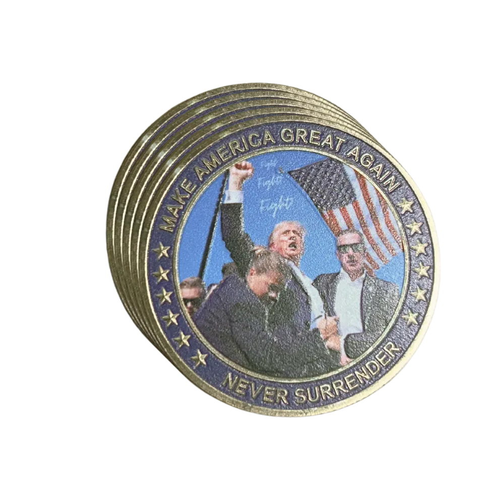 5x TRUMP FIGHT GOLD Coins FREE + $6.99 S/H EACH